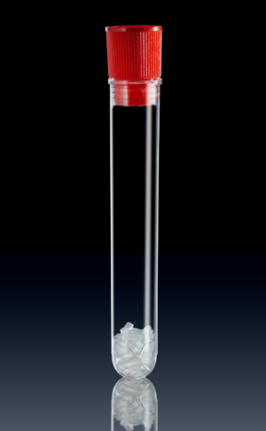 Tubo 16x100 PMMA con Gránulos